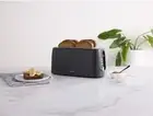 4 Slice Toaster Extra wide Slot with Versatile functions - Matte Black