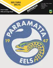 Parramatta Eels See Through Car Window Decal Sticker