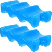 BRIGHTFUFU Milk Storage Cooler Bag 2pcs Reusable Ice Packs for Breastmilk Bottle Lunch Boxes Freezer Packs