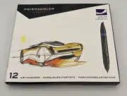 Prismacolor Premier Double-Ended Art Markers Chisel & Fine Tip 12-Count