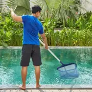 Fine Mesh Net Bag Catcher Pool Skimmer Net Heavy Duty Leaf Rake Cleaning Tool