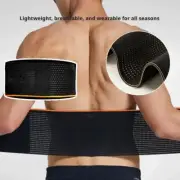Magnetic Self Heating Back Support Brace Lumbar Lower Pain Relief Belt C9K2