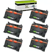 6× CF281A BK Toner fit for HP 81A LaserJet Enterprise M604n M604dn M630h M630dn