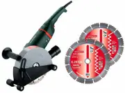 Metabo MFE65 - Wall Chaser - 230mm - 2500W - Kitbox 2 Diamond Blades 20 - 65mm DOC