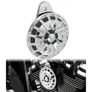 Motorcycle CNC 110dB Horn Speaker Cover For Harley Sportster Big Twin 1991-2023