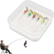 Baits for Barefish Fishing Baits Spinnerbait Kit, Multi-coloured Hard Baits 5 Pieces for Freshwater Trout, Saltwater Trout, Salmon,