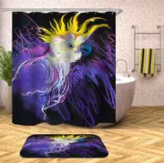 Artistic Painting Cockatoo Shower Curtain