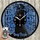 LED Clock Deep Purple LED Light Vinyl Record Wall Clock LED Wall Clock 2245