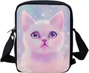 [Snilety] Small Crossbody Bags with Zipper,Large Capacity Tops Shoulder Messenger Bag for Women Men Kids