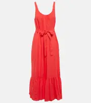 [Velvet] Velvet Linen maxi dress AU 16 red