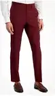 Hugo Boss Superflex Mens Modern Fit Dark Red Suit Dress Pants 36 x 32 Wool Blend