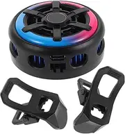 OHPHCALL Magnetic Phone Radiator Cooling Fan Gaming Phone Cooler Real-time Temperature Display Accessory for Gaming Tablets