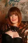 Singer Ana Matronic of Scissor Sisters poses backstage at their US- Old Photo 1