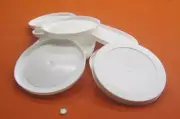 10" ID White Plastic End Caps 10 Pc Lot Kraft Shipping Mailing Tubes S-11366