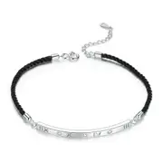Silver plating Bracelet Link Chain for Women Bracelets with Charms Anniversary Gifts