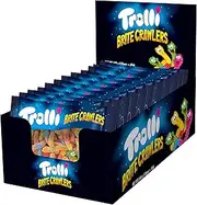 Trolli Sour Brite Crawlers 45g (Pack of 12) – Tangy and Chewy Gummy Worms