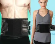 Bio Waist Lower Back Support Magnetic Brace Pain Relief (BLACK) AU Stock G ✨