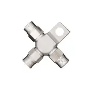 Flo Supply 3AN Hose End Tee Block With Mounting Tab