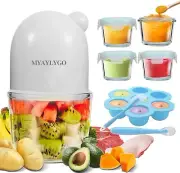 Baby Food Maker, Upgraded 14-in-1 Food Processor set for Baby Food &Purées White