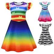 Gabby's Dollhouse Pandy Paws Cakey Dress Bag Adventure Movie Cosplay Movie Cosplay for Girls' Kid's Halloween Carnival World Book Day Performance Educational D