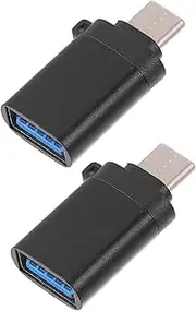 Uonlytech 2pcs OTG USB-c to Standard USB Charging Adapter Data Transfer Converter for Tablets Devices Plug Play Compatibility for File Transfer