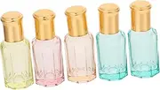 Beaupretty 5Pcs Roller Bottle for Essential Oils Aromatherapy Dispenser with Safe and Durable Design Portable and Leakproof for Travel for Perfume and Liquid Storage