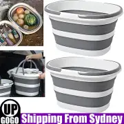 2X Large Collapsible Bucket 16L Water Laundry Basket for House Cleaning Camping