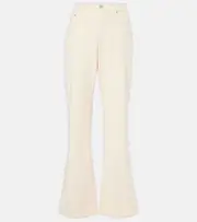 [AG Jeans] AG Jeans Padua mid-rise cotton corduroy flared jeans 25 white