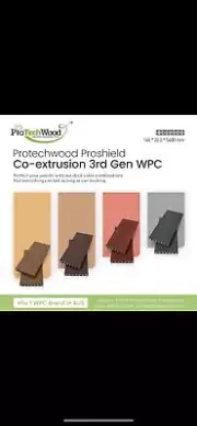 Wpc composite decking boards protechwood