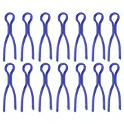 Plastic Bobbin Thread Holders 40pcs Spools Bobbin Buddies Set, Blue
