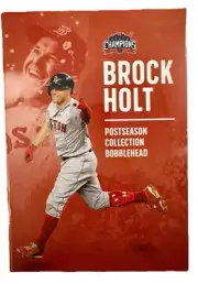 2018 Brock Holt Boston Red Sox Bobblehead World Series Champions NEW Bobble Head
