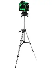 [Traderight] Laser Level Self Leveling 3D 12 Line Measure 1.2M Tripod in Green