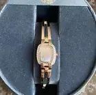Citizen Eco-Drive bangle design swarovski crystal silver dial womens watch
