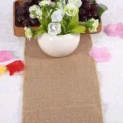 Party Table Runner, Natural Burlap Table Runner, Linen Party Runner Burlap Table Runner, Table Runner(15cm*5m)