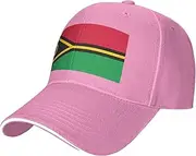 [SSIULUS] Flag of Vanuatu Casquette Cap Hats,Trucker,Baseball Cap with Snapback,Perfect for Summer,Golf