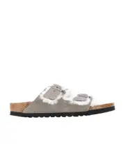 Birkenstock Arizona Shearling Slides 43 Gray