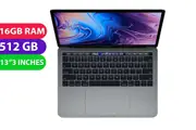 Apple Macbook Pro 2019 (i7, 16GB RAM, 512GB, 13", Touch Bar) - Refurbished (Excellent)