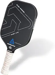 Full Carbon Fiber Pickleball Paddle, T700 Carbon ciber, USAPA Approved Pickleball Thermoformed Racket，Polypropylene Honeycomb Core, Italian PU Leather Handle，Textured Matte Surface
