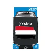 Yemen Country Flag Nationality - Stubby Holder With Base