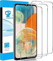 [LYWHL] 3 Pack for Samsung Galaxy A23 5G Screen Protector, Tempered Glass HD Clear 9H Hardness Protector Film for Galaxy A23 6.6”, Anti Scratch Bubble Free Easy Install Case Friendly - Transparent