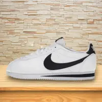 在飛比找蝦皮購物優惠-Nike Cortez Leather 白底黑勾 阿甘鞋 經