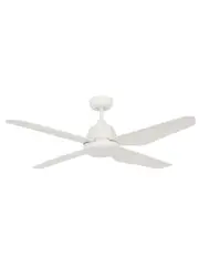 Aria 132cm Fan with LED Light in White