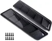 Auto Hoods Vents Bonnet Cover Hood Scoop For Cars Louvers Vent Carbon Fiber