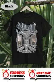 Ghost Skeleta Album Cover Tee 2025 Tour Metal Band Graphic Shirt Unisex Shirt