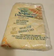 West Point Pepperell Vintage NOS 2 Standard Size Pillowcases Pastel Butterfly's