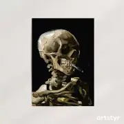 Head of a Skeleton · Vincent van Gogh, 1886 · Wall Art Print