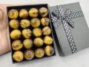20PCS Natural Tiger eye Jasper Ball Quartz Crystal Sphere Reiki Healing