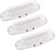 OFFIGAM 3pcs Transparent Humbucker Pickup Bobbin for Guitar Accessories Durable Screw Side Design for Custom Pickup Makers Easy to Use and Install
