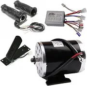 [YC Yier] 24V 500W Brush Electric Motor Controller Throttle Pedal MY1020 for Electric Scooter ATV Quad Razor Buggy Dirt Bike Go Kart Dolly Cart Lawn Mower Drift Trike DIY
