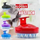 Shampoo Scalp Head Shower Massage Massager Cleaning Scrub Hair Brush Comb AU